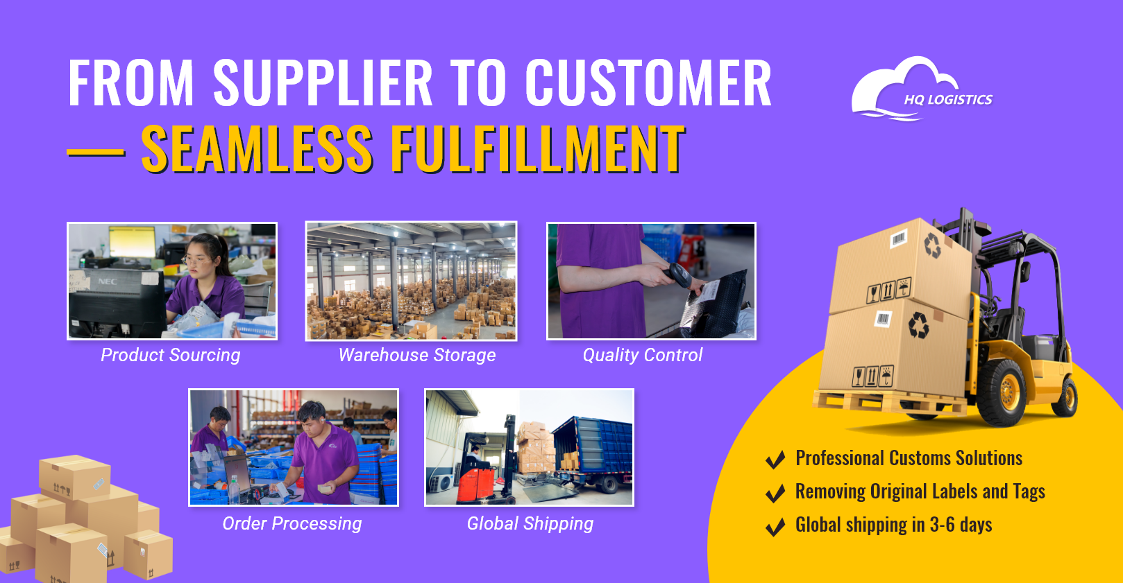 From Supplier to Customer — Seamless Fulfillment.png cross border shipping China / ecommerce shipping solutions / dropshipping shipping methods / China fulfillment shipping / global shipping 5-8 days / fast shipping from China