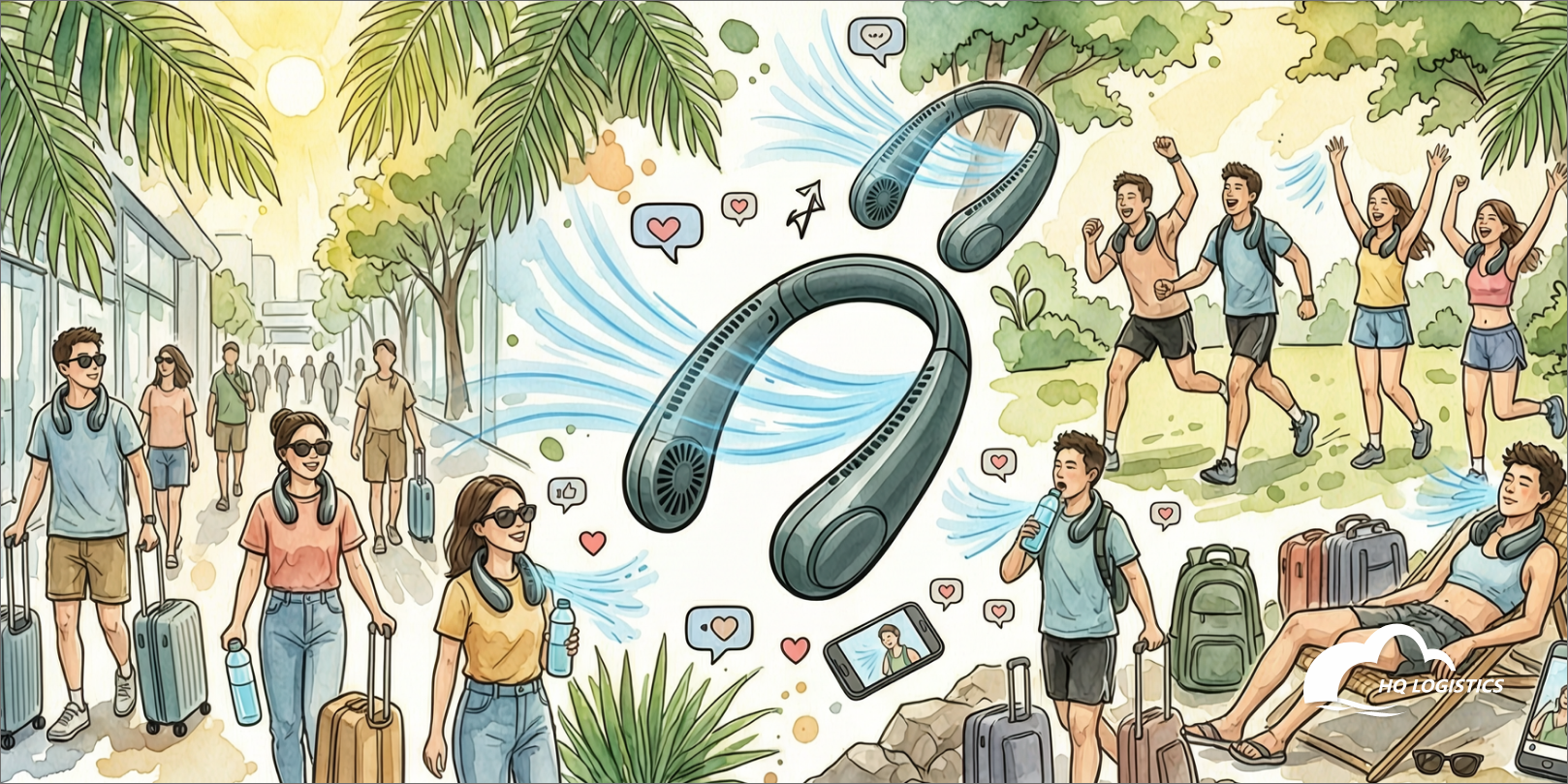 Portable Neck Fans.png viral summer products / tiktok trending products / shopify summer products / summer dropshipping products / tiktok product trends 2026 / viral ecommerce products / summer product sourcing / trending tiktok products / shopify winning products / summer fulfillment solutions