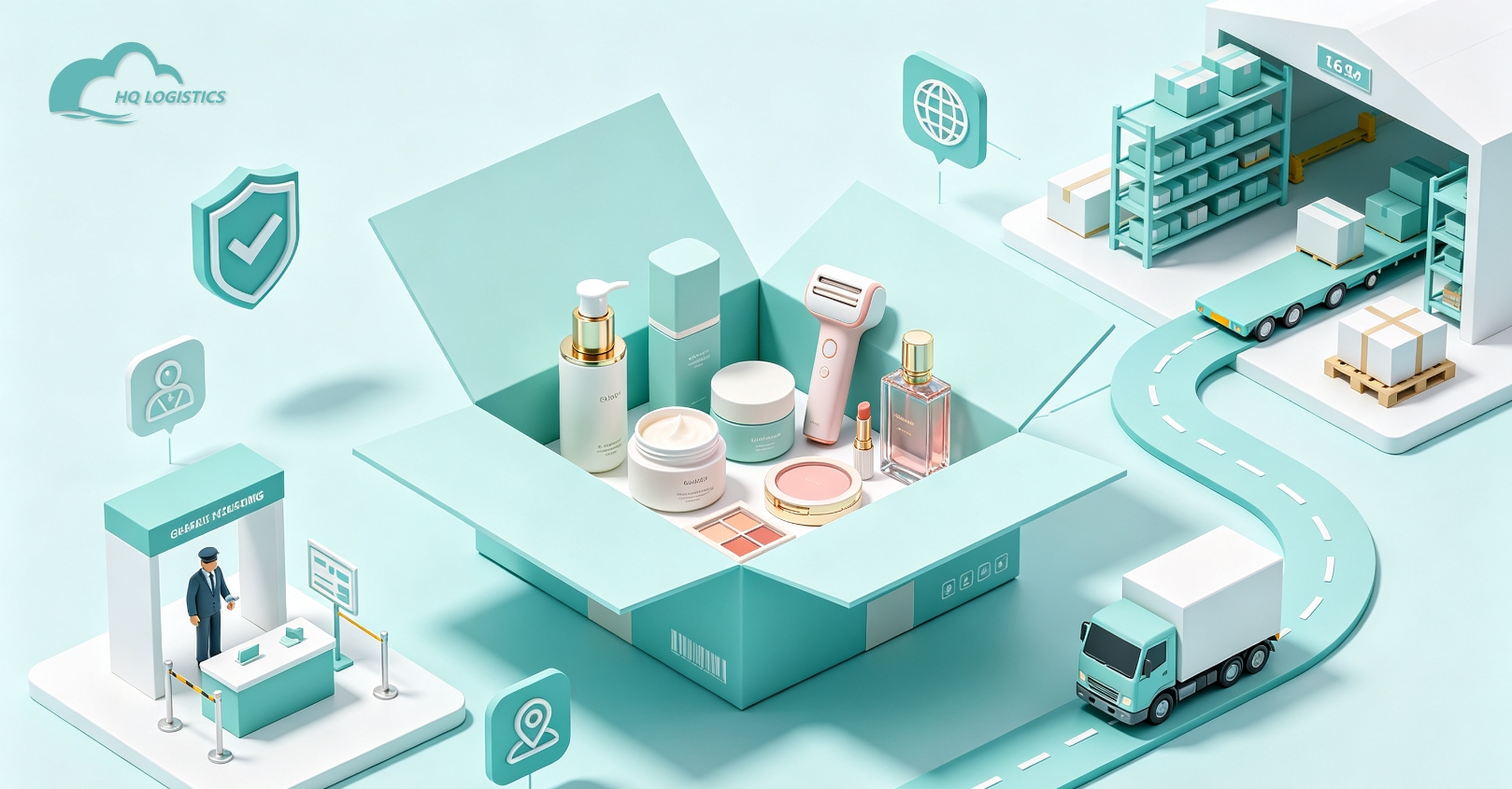 Customs Clearance for Sensitive Products.jpg beauty product fulfillment, Shopify beauty fulfillment, cosmetics fulfillment, skincare fulfillment, beauty product shipping, Shopify logistics, sensitive goods shipping, beauty 3PL, ecommerce fulfillment, HQ LOGISTICS