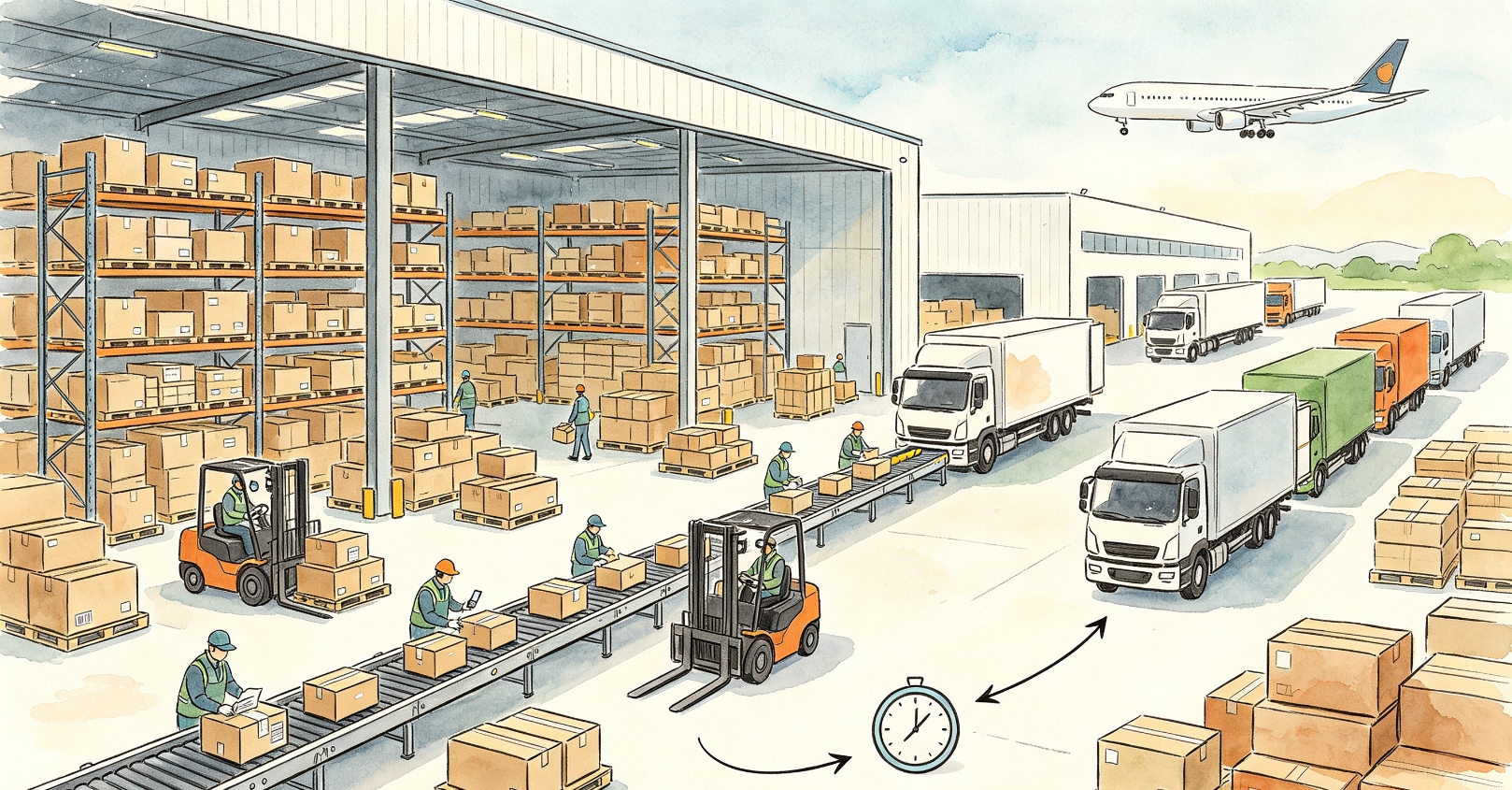 Warehouse Congestion.jpg Christmas fulfillment, Christmas shipping for Shopify sellers, holiday fulfillment, peak season shipping costs, Shopify Christmas logistics, Black Friday fulfillment, Q4 supply chain, ecommerce holiday shipping, 3PL fulfillment, HQ LOGISTICS